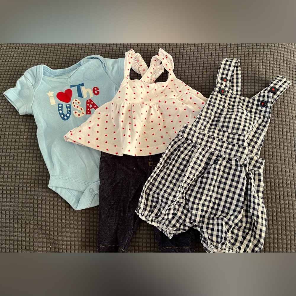 Newborn I ❤️ The USA bundle